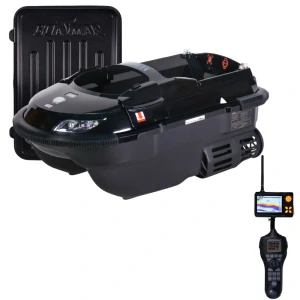 Zavážecí lodička VULCAN PRO s GPS a Echolotem- Černá