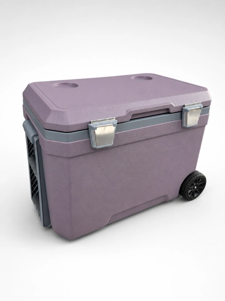 Boatman Outdoorový chladicí box 45 l s kolečky a madlem
