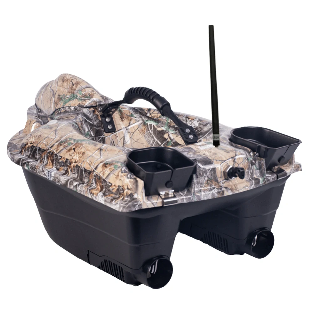 Zavážecí lodička FIGHTER PRO s GPS a ECHOLOTEM- Camo